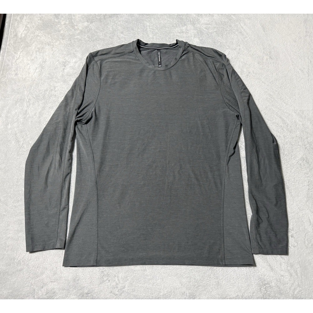 Ten Thousand The Versatile Shirt Mens Large Gray Training Gym Tee Long Sleeve